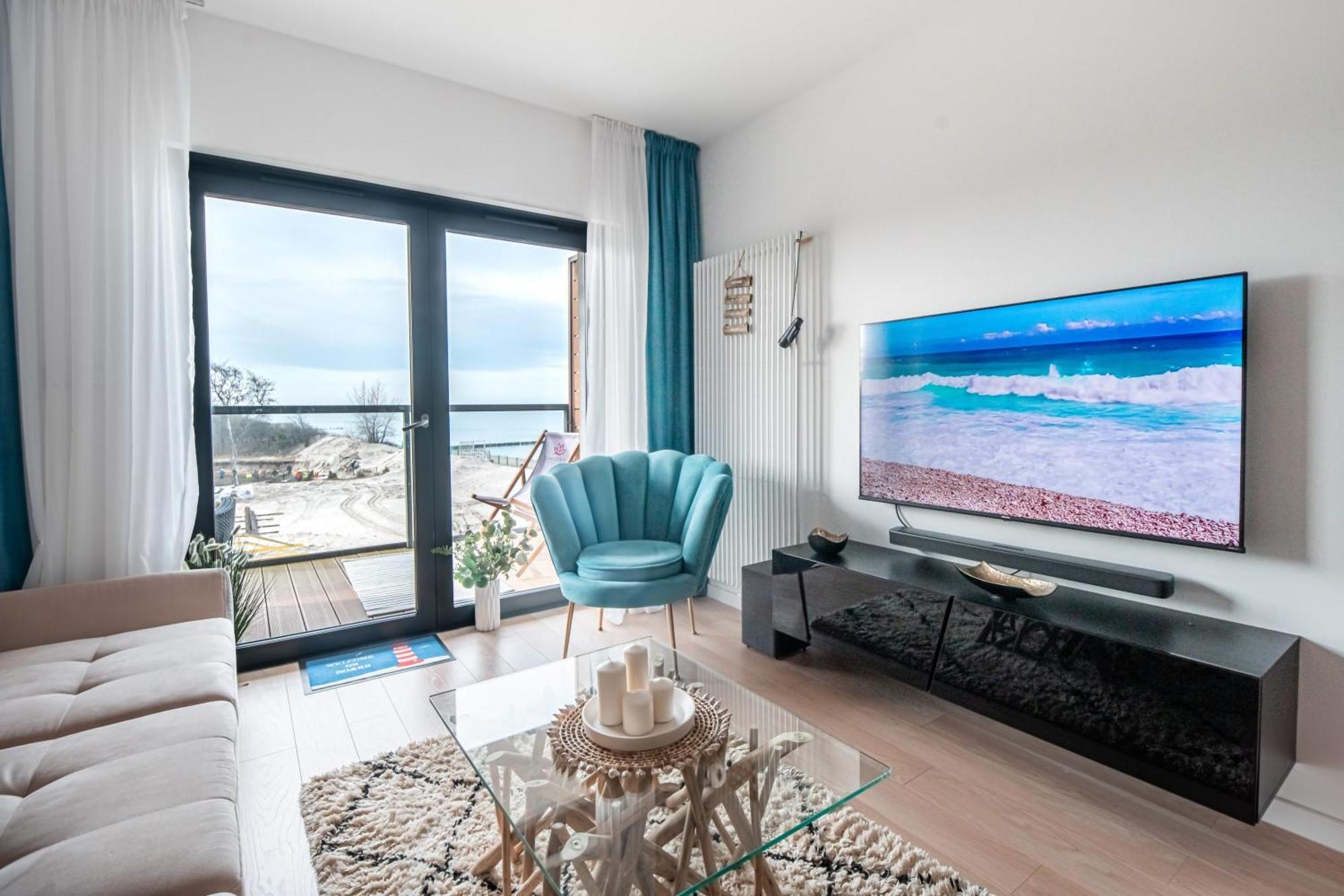 Seaview Plaza Apartment Dziwnow Luaran gambar